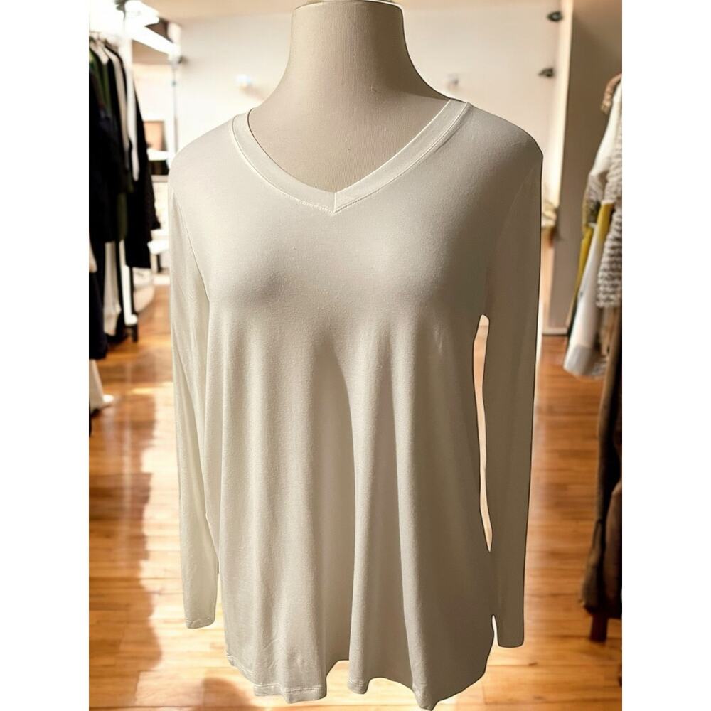 Zenana Plus‎ Size Casual Long Sleeve Jersey Knit size 1x Top